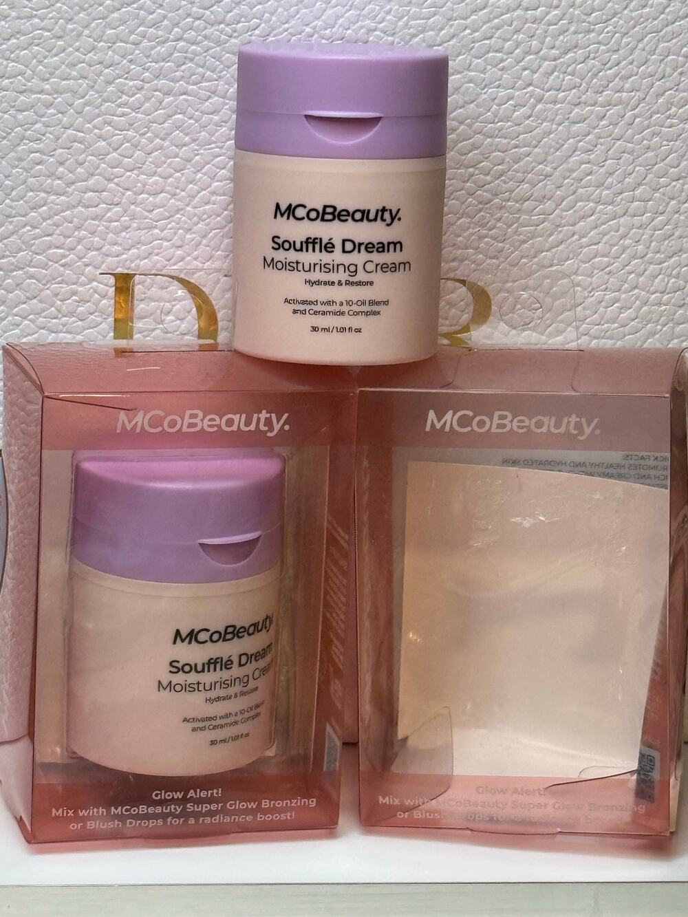 MCoBeauty Souffle' Dream Moisturizing Cream BUNDLE of 2 - 30mL each - NEW in box